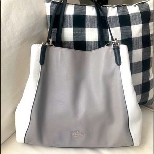 Kate Spade Large Triple Compartment Shoulder Tote